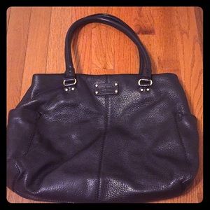 Black Leather Kate Spade Purse